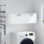vidaXL Mobile a Parete Bianco 100x36,5x35 cm in Legno Multistrato vidaXL Mobile a Parete Bianco 100x36,5x35 cm in Legno Multistrato