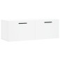 vidaXL Mobile a Parete Bianco 100x36,5x35 cm in Legno Multistrato vidaXL Mobile a Parete Bianco 100x36,5x35 cm in Legno Multistrato
