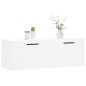 vidaXL Mobile a Parete Bianco 100x36,5x35 cm in Legno Multistrato vidaXL Mobile a Parete Bianco 100x36,5x35 cm in Legno Multistrato