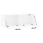 vidaXL Mobile a Parete Bianco 100x36,5x35 cm in Legno Multistrato vidaXL Mobile a Parete Bianco 100x36,5x35 cm in Legno Multistrato