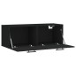 vidaXL Mobile a Parete Nero 100x36,5x35 cm in Legno Multistrato vidaXL Mobile a Parete Nero 100x36,5x35 cm in Legno Multistrato