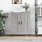 vidaXL Credenza Grigio Sonoma 69,5x34x90 cm in Legno Multistrato vidaXL Credenza Grigio Sonoma 69,5x34x90 cm in Legno Multistrato