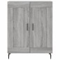 vidaXL Credenza Grigio Sonoma 69,5x34x90 cm in Legno Multistrato vidaXL Credenza Grigio Sonoma 69,5x34x90 cm in Legno Multistrato