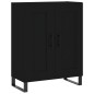 vidaXL Credenza Nera 69,5x34x90 cm in Legno Multistrato