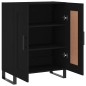 vidaXL Credenza Nera 69,5x34x90 cm in Legno Multistrato
