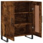 vidaXL Credenza Rovere Fumo 69,5x34x90 cm in Legno Multistrato vidaXL Credenza Rovere Fumo 69,5x34x90 cm in Legno Multistrato