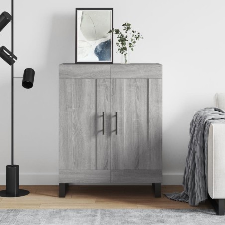 vidaXL Credenza Grigio Sonoma 69,5x34x90 cm in Legno Multistrato