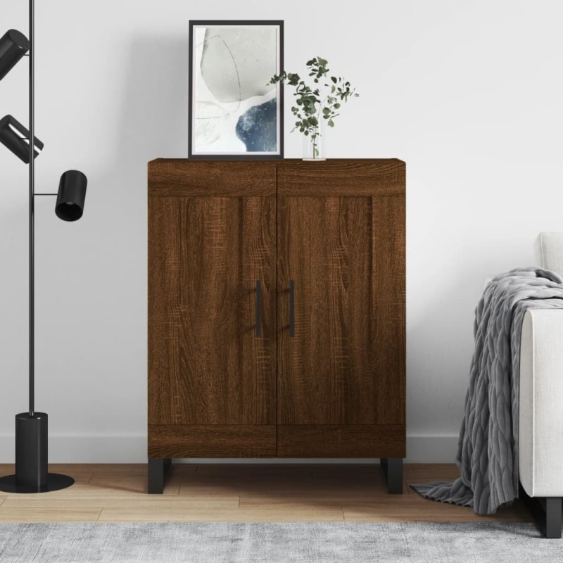 vidaXL Credenza Rovere Marrone 69,5x34x90 cm in Legno Multistrato vidaXL Credenza Rovere Marrone 69,5x34x90 cm in Legno Multistrato