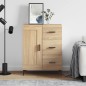 vidaXL Credenza Rovere Sonoma 69,5x34x90 cm in Legno Multistrato vidaXL Credenza Rovere Sonoma 69,5x34x90 cm in Legno Multistrato