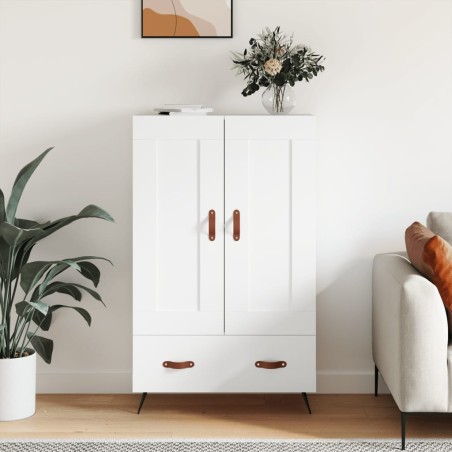 vidaXL Credenza Bianca 69,5x31x115 cm in Legno Multistrato