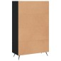 vidaXL Credenza Nera 69,5x31x115 cm in Legno Multistrato vidaXL Credenza Nera 69,5x31x115 cm in Legno Multistrato