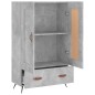 vidaXL Credenza Grigio Cemento 69,5x31x115 cm in Legno Multistrato vidaXL Credenza Grigio Cemento 69,5x31x115 cm in Legno Multistrato