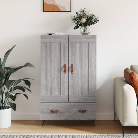vidaXL Credenza Grigio Sonoma 69,5x31x115 cm in Legno Multistrato