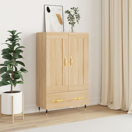 vidaXL Credenza Rovere Sonoma 69,5x31x115 cm in Legno Multistrato