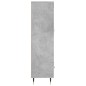 vidaXL Credenza Grigio Cemento 69,5x31x115 cm in Legno Multistrato vidaXL Credenza Grigio Cemento 69,5x31x115 cm in Legno Multistrato