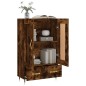 vidaXL Credenza Rovere Fumo 69,5x31x115 cm in Legno Multistrato vidaXL Credenza Rovere Fumo 69,5x31x115 cm in Legno Multistrato