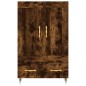 vidaXL Credenza Rovere Fumo 69,5x31x115 cm in Legno Multistrato vidaXL Credenza Rovere Fumo 69,5x31x115 cm in Legno Multistrato