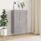 vidaXL Credenza Grigio Sonoma 69,5x31x115 cm in Legno Multistrato vidaXL Credenza Grigio Sonoma 69,5x31x115 cm in Legno Multistrato