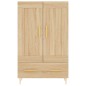 vidaXL Credenza Rovere Sonoma 69,5x31x115 cm in Legno Multistrato vidaXL Credenza Rovere Sonoma 69,5x31x115 cm in Legno Multistrato