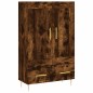 vidaXL Credenza Rovere Fumo 69,5x31x115 cm in Legno Multistrato vidaXL Credenza Rovere Fumo 69,5x31x115 cm in Legno Multistrato