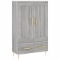 vidaXL Credenza Grigio Sonoma 69,5x31x115 cm in Legno Multistrato vidaXL Credenza Grigio Sonoma 69,5x31x115 cm in Legno Multistrato