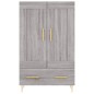 vidaXL Credenza Grigio Sonoma 69,5x31x115 cm in Legno Multistrato vidaXL Credenza Grigio Sonoma 69,5x31x115 cm in Legno Multistrato