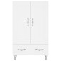 vidaXL Credenza Bianca 69,5x31x115 cm in Legno Multistrato vidaXL Credenza Bianca 69,5x31x115 cm in Legno Multistrato