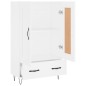 vidaXL Credenza Bianca 69,5x31x115 cm in Legno Multistrato vidaXL Credenza Bianca 69,5x31x115 cm in Legno Multistrato