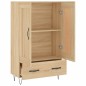 vidaXL Credenza Rovere Sonoma 69,5x31x115 cm in Legno Multistrato vidaXL Credenza Rovere Sonoma 69,5x31x115 cm in Legno Multistrato