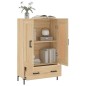 vidaXL Credenza Rovere Sonoma 69,5x31x115 cm in Legno Multistrato vidaXL Credenza Rovere Sonoma 69,5x31x115 cm in Legno Multistrato