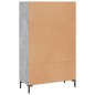 vidaXL Credenza Grigio Cemento 69,5x31x115 cm in Legno Multistrato vidaXL Credenza Grigio Cemento 69,5x31x115 cm in Legno Multistrato