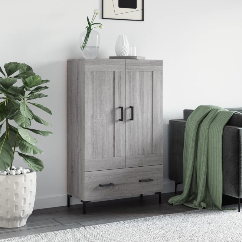 vidaXL Credenza Grigio Sonoma 69,5x31x115 cm in Legno Multistrato vidaXL Credenza Grigio Sonoma 69,5x31x115 cm in Legno Multistrato