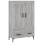vidaXL Credenza Grigio Sonoma 69,5x31x115 cm in Legno Multistrato vidaXL Credenza Grigio Sonoma 69,5x31x115 cm in Legno Multistrato
