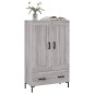 vidaXL Credenza Grigio Sonoma 69,5x31x115 cm in Legno Multistrato vidaXL Credenza Grigio Sonoma 69,5x31x115 cm in Legno Multistrato