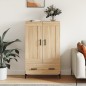 vidaXL Credenza Rovere Sonoma 69,5x31x115 cm in Legno Multistrato vidaXL Credenza Rovere Sonoma 69,5x31x115 cm in Legno Multistrato