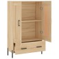 vidaXL Credenza Rovere Sonoma 69,5x31x115 cm in Legno Multistrato vidaXL Credenza Rovere Sonoma 69,5x31x115 cm in Legno Multistrato