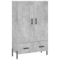 vidaXL Credenza Grigio Cemento 69,5x31x115 cm in Legno Multistrato vidaXL Credenza Grigio Cemento 69,5x31x115 cm in Legno Multistrato
