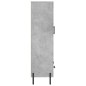 vidaXL Credenza Grigio Cemento 69,5x31x115 cm in Legno Multistrato vidaXL Credenza Grigio Cemento 69,5x31x115 cm in Legno Multistrato
