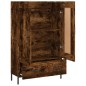 vidaXL Credenza Rovere Fumo 69,5x31x115 cm in Legno Multistrato vidaXL Credenza Rovere Fumo 69,5x31x115 cm in Legno Multistrato