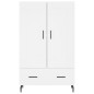 vidaXL Credenza Bianca 69,5x31x115 cm in Legno Multistrato vidaXL Credenza Bianca 69,5x31x115 cm in Legno Multistrato