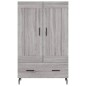 vidaXL Credenza Grigio Sonoma 69,5x31x115 cm in Legno Multistrato vidaXL Credenza Grigio Sonoma 69,5x31x115 cm in Legno Multistrato