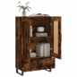 vidaXL Credenza Rovere Fumo 69,5x31x115 cm in Legno Multistrato
