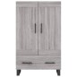 vidaXL Credenza Grigio Sonoma 69,5x31x115 cm in Legno Multistrato vidaXL Credenza Grigio Sonoma 69,5x31x115 cm in Legno Multistrato