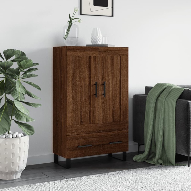 vidaXL Credenza Rovere Marrone 69,5x31x115 cm in Legno Multistrato vidaXL Credenza Rovere Marrone 69,5x31x115 cm in Legno Multistrato