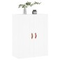 vidaXL Mobile a Parete Bianco 69,5x34,90 cm in Legno Multistrato vidaXL Mobile a Parete Bianco 69,5x34,90 cm in Legno Multistrato
