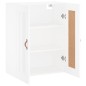 vidaXL Mobile a Parete Bianco 69,5x34,90 cm in Legno Multistrato vidaXL Mobile a Parete Bianco 69,5x34,90 cm in Legno Multistrato