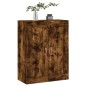 vidaXL Mobile a Parete Rovere Fumo 69,5x34x90 cm in Legno Multistrato vidaXL Mobile a Parete Rovere Fumo 69,5x34x90 cm in Legno Multistrato
