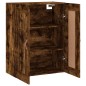 vidaXL Mobile a Parete Rovere Fumo 69,5x34x90 cm in Legno Multistrato vidaXL Mobile a Parete Rovere Fumo 69,5x34x90 cm in Legno Multistrato