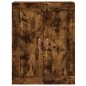 vidaXL Mobile a Parete Rovere Fumo 69,5x34x90 cm in Legno Multistrato vidaXL Mobile a Parete Rovere Fumo 69,5x34x90 cm in Legno Multistrato