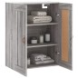 vidaXL Mobile a Parete Grigio Sonoma 69,5x34x90 cm Legno Multistrato vidaXL Mobile a Parete Grigio Sonoma 69,5x34x90 cm Legno Multistrato